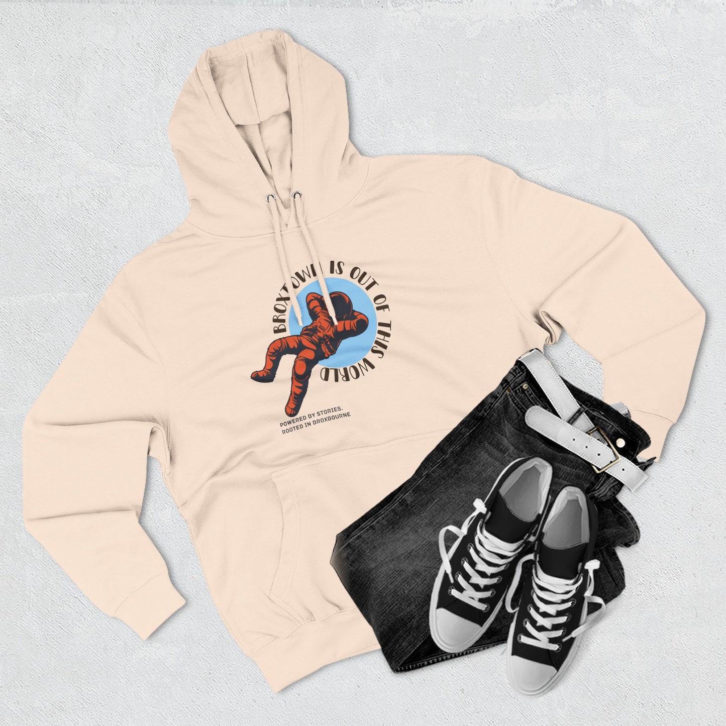 Broxtown [Out of this World] Three-Panel Fleece Hoodie