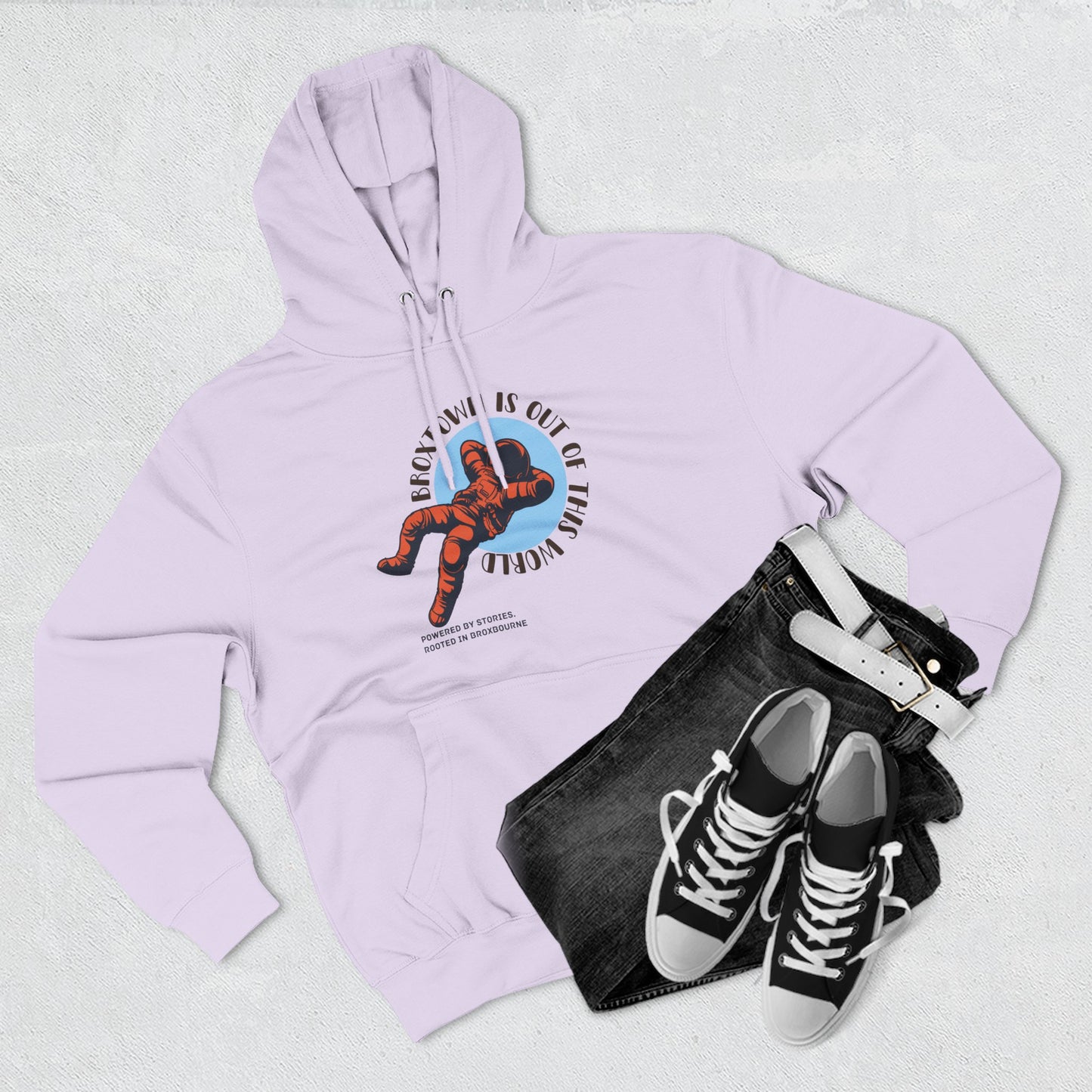 Broxtown [Out of this World] Three-Panel Fleece Hoodie