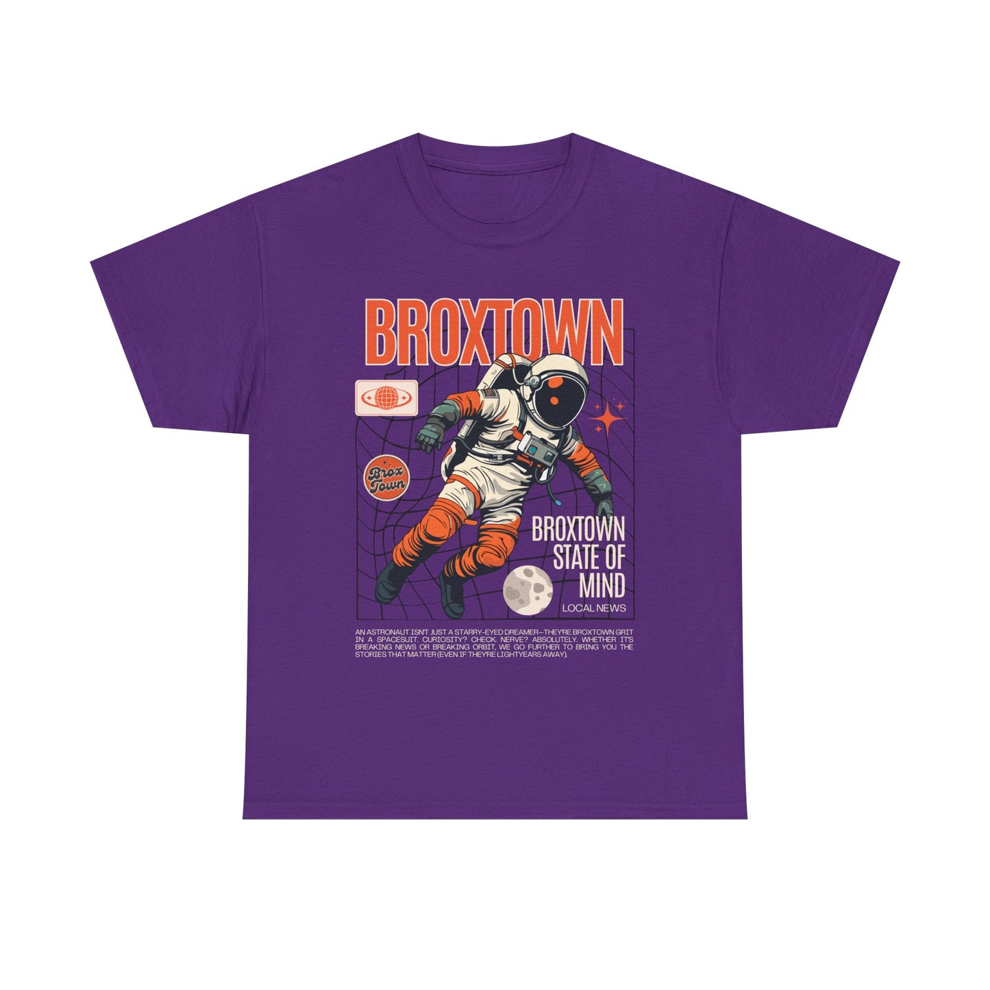 Unisex Broxtown Astronaut [Out of this World] Cotton Tee