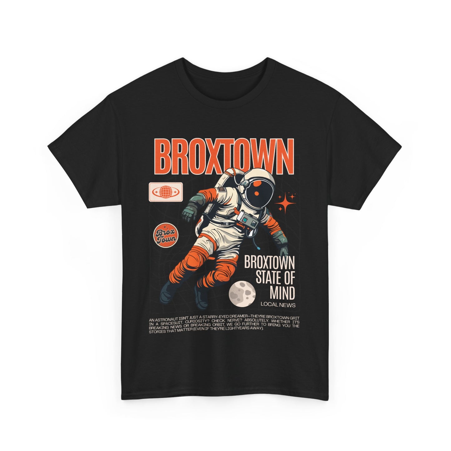 Unisex Broxtown Astronaut [Out of this World] Cotton Tee