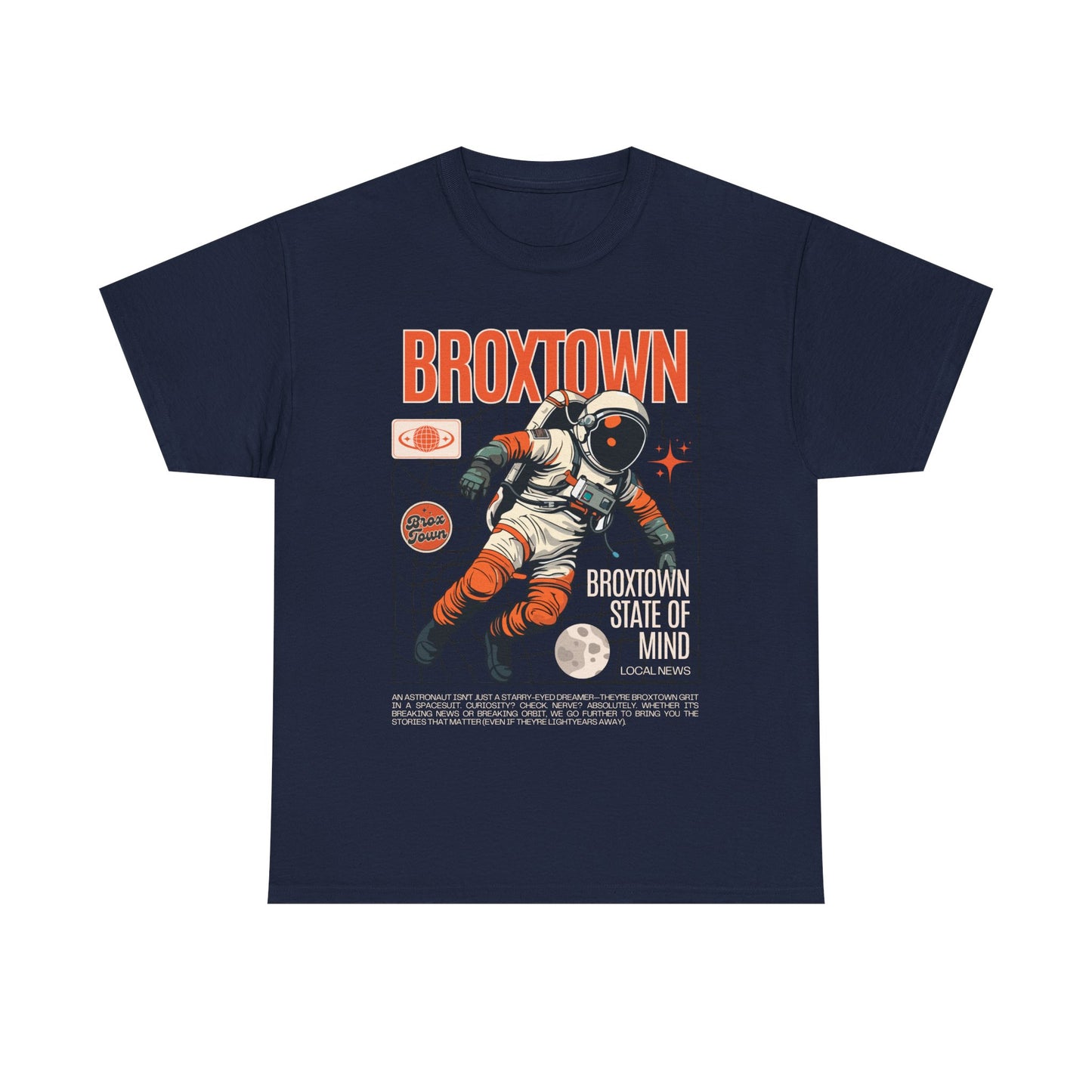 Unisex Broxtown Astronaut [Out of this World] Cotton Tee