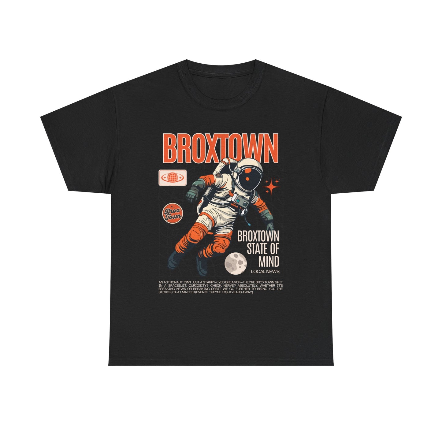 Unisex Broxtown Astronaut [Out of this World] Cotton Tee