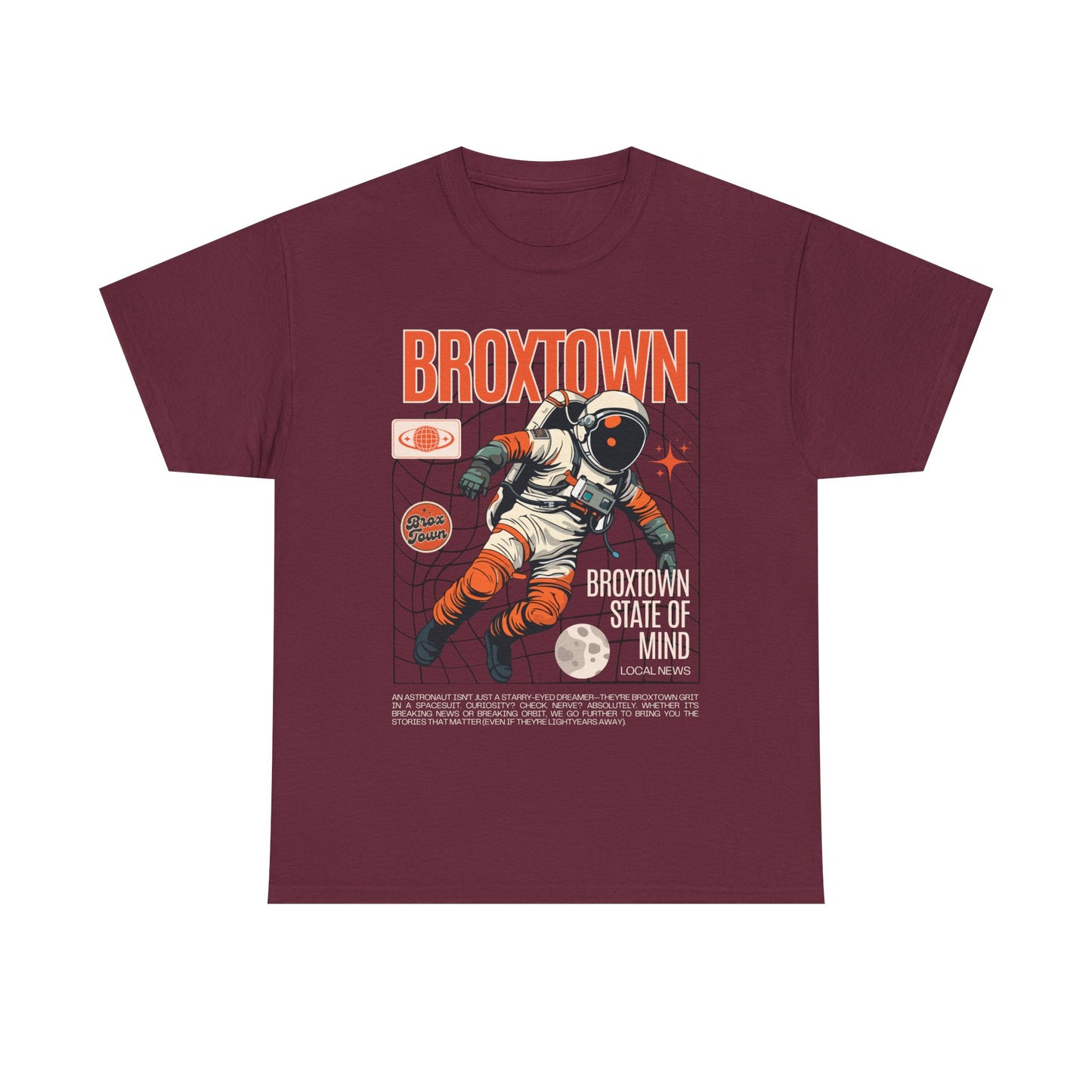 Unisex Broxtown Astronaut [Out of this World] Cotton Tee