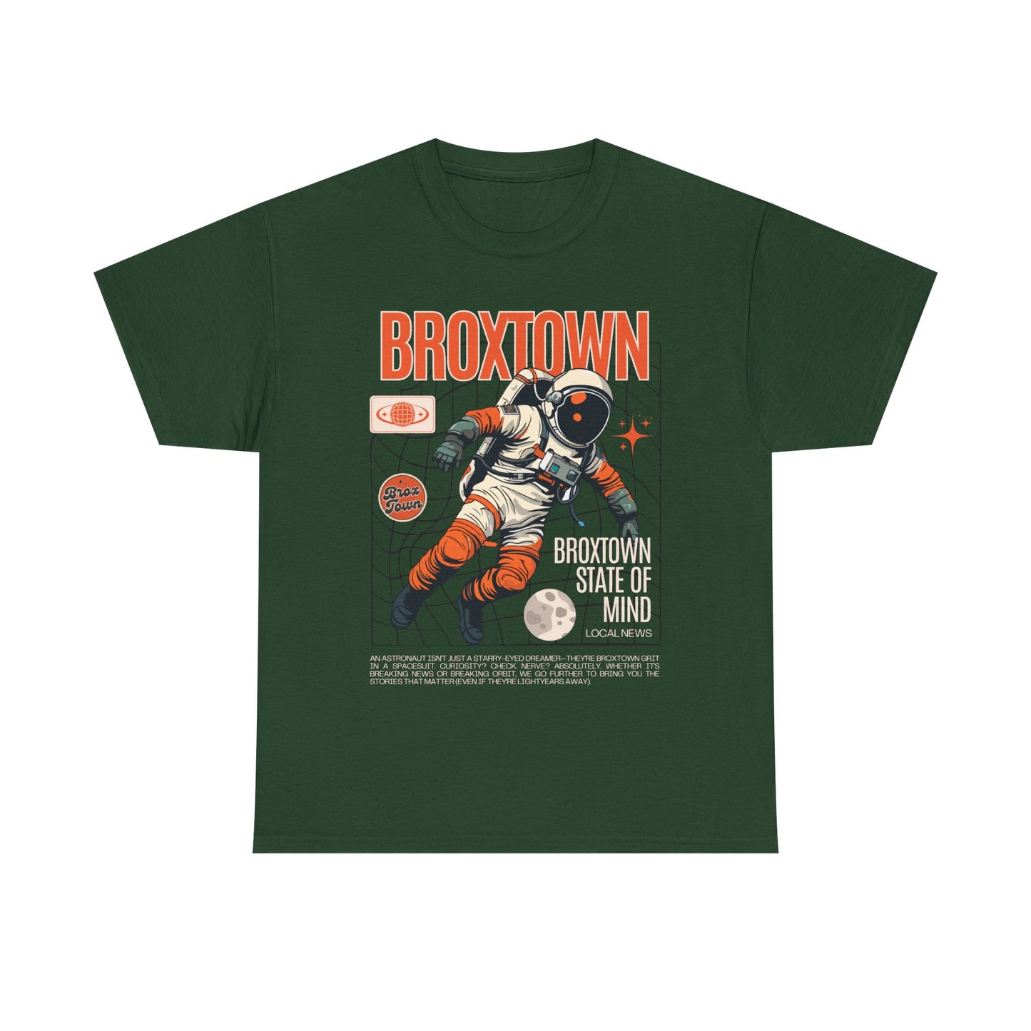 Unisex Broxtown Astronaut [Out of this World] Cotton Tee