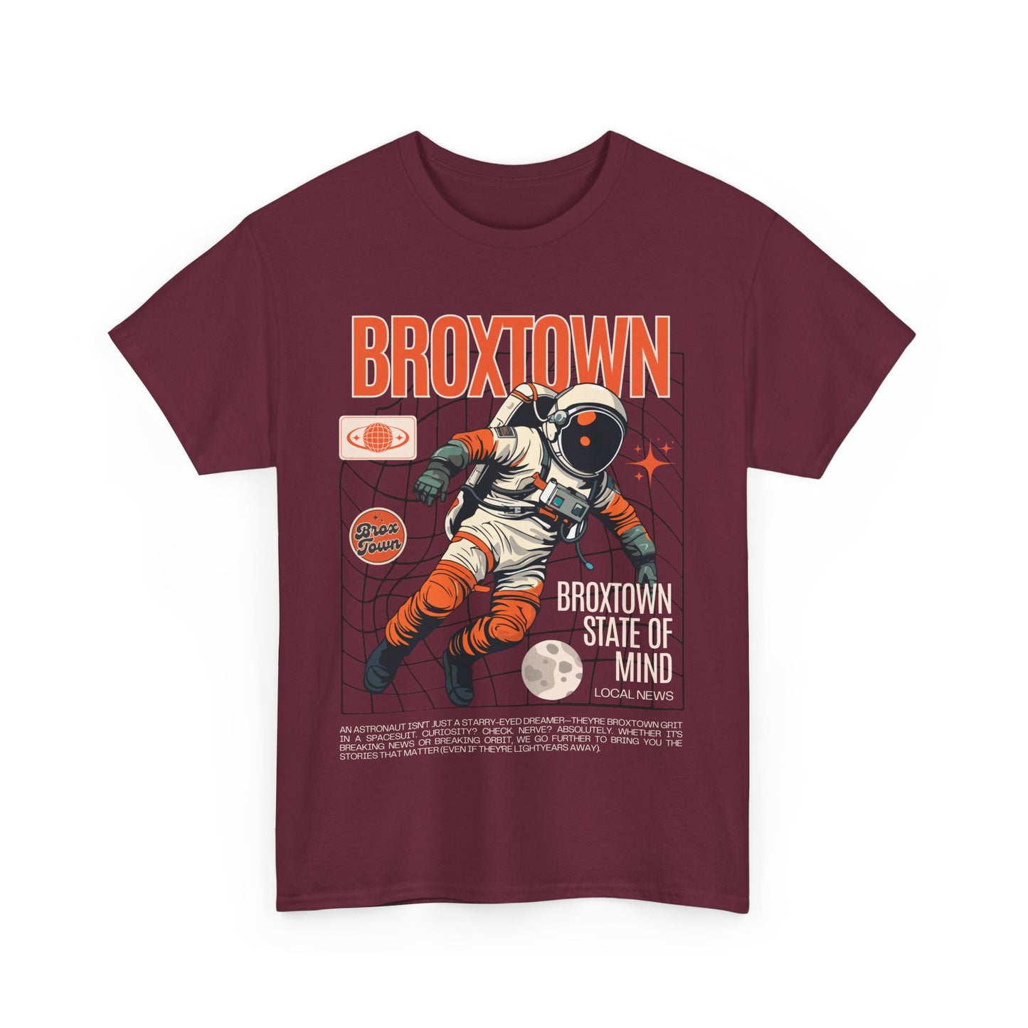 Unisex Broxtown Astronaut [Out of this World] Cotton Tee