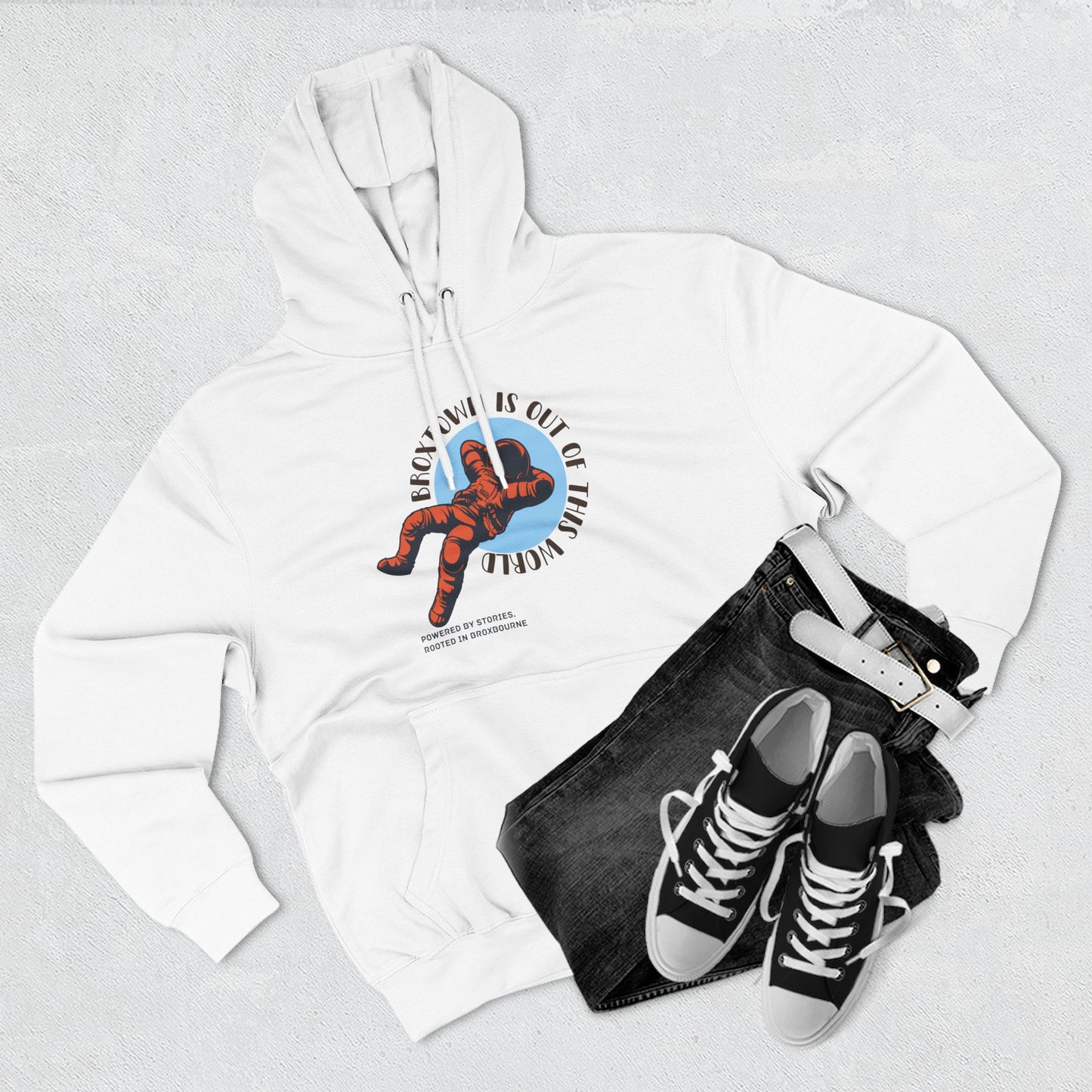 Broxtown [Out of this World] Three-Panel Fleece Hoodie
