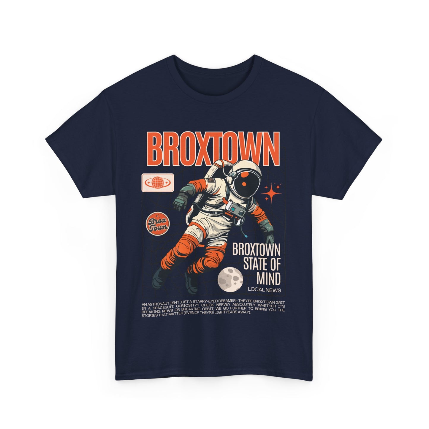 Unisex Broxtown Astronaut [Out of this World] Cotton Tee